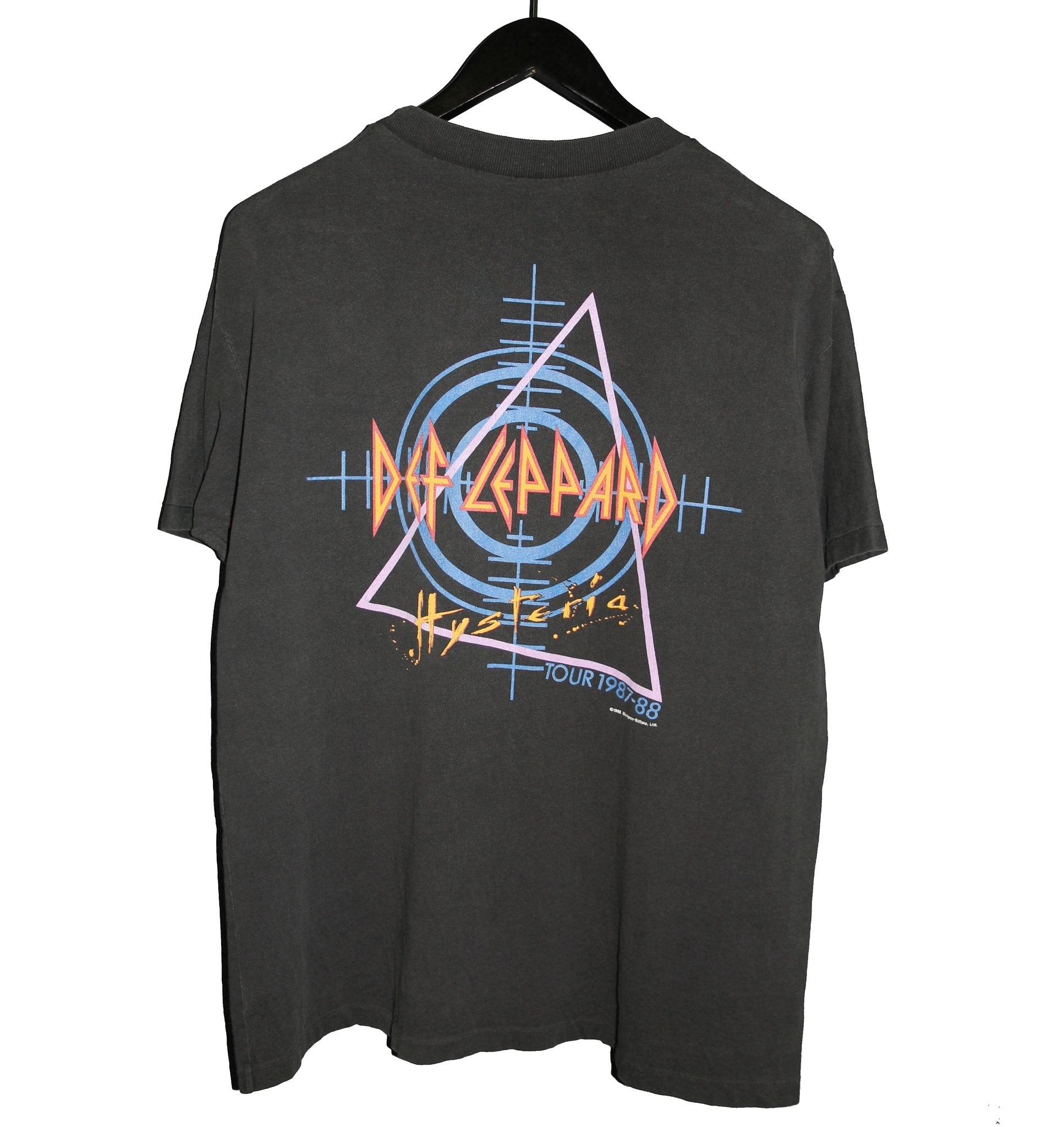 Def Leppard 1987/88 Hysteria Tour Shirt - Faded AU