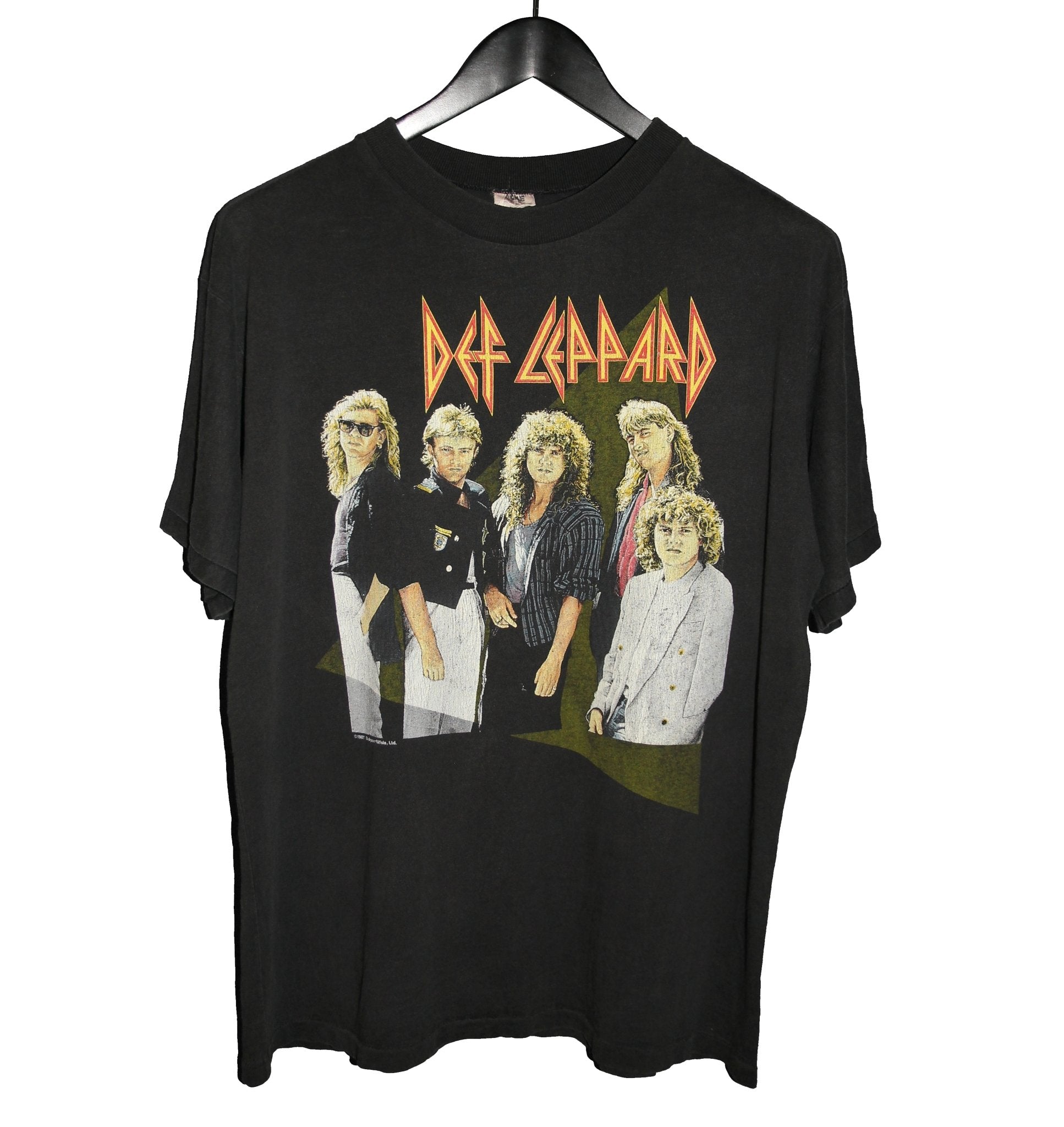 Def Leppard 1987/88 Hysteria Tour Shirt - Faded AU