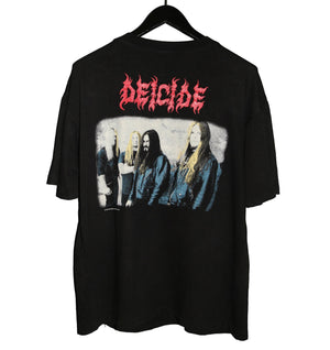 Deicide 1995 Once Upon The Cross Album Shirt - Faded AU