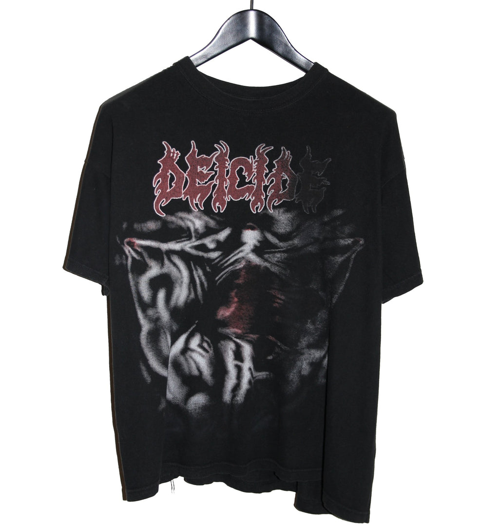 Deicide 1995 Once Upon The Cross Album Shirt - Faded AU