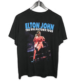 Elton John 1997 The Big Picture Tour Shirt - Faded AU