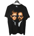 Elton John & Billy Joel 1998 Face To Face Tour Shirt - Faded AU