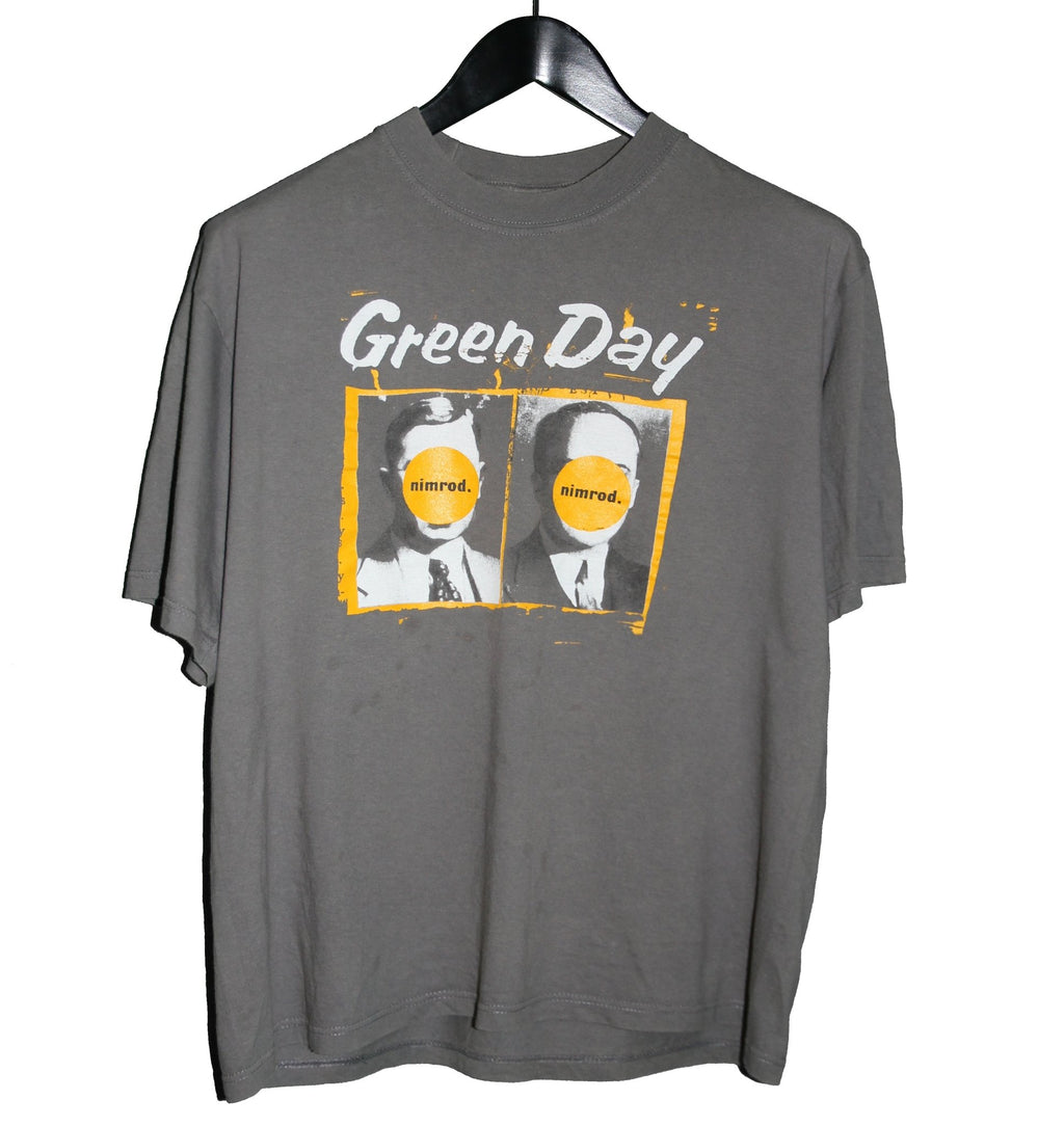 Green Day 1997 Nimrod Album Shirt - Faded AU