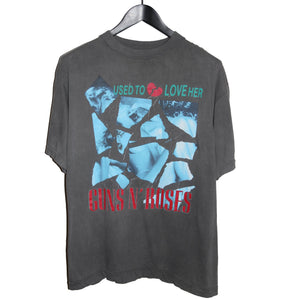 Guns N' Roses 1989 Used To Love Her Shirt - Faded AU