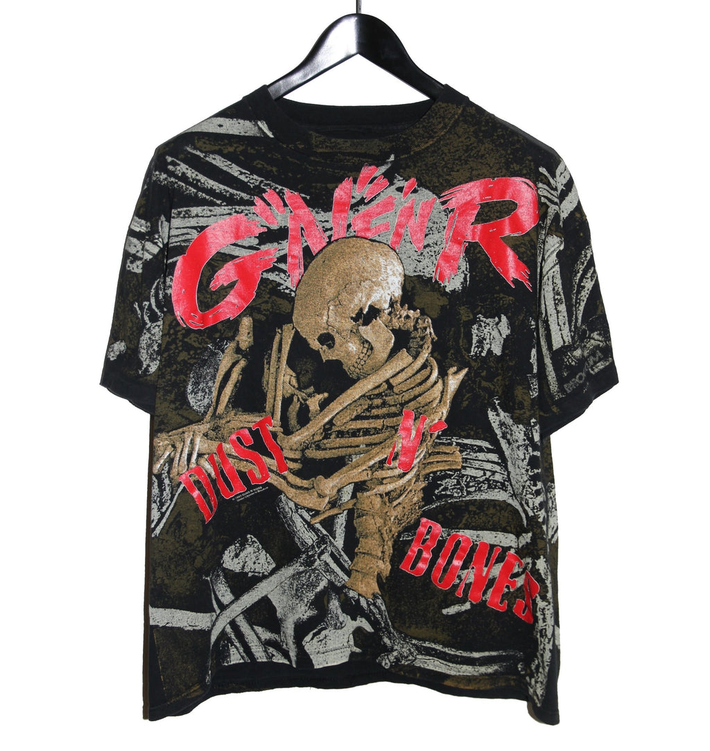 Guns N' Roses 1991 Dust N' Bones All Over Print Shirt - Faded AU