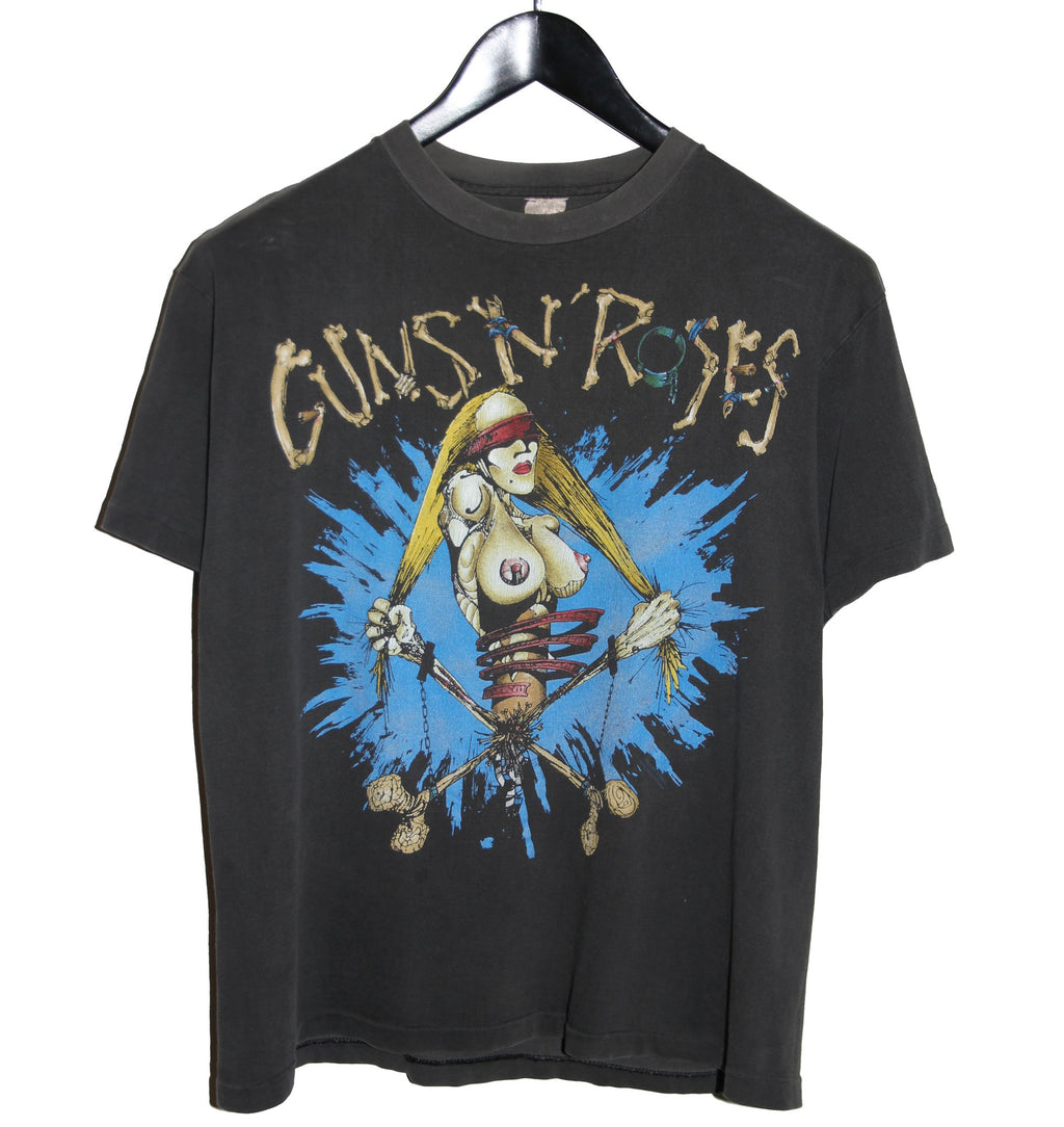 Guns N Roses 1992 Pretty Tied Up Tour Shirt - Faded AU