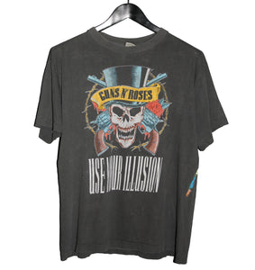 Guns N Roses 1992 Use Your Illusion European Tour Shirt - Faded AU