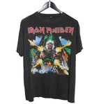 Iron Maiden 1990 No Prayer on The Road Tour Shirt - Faded AU