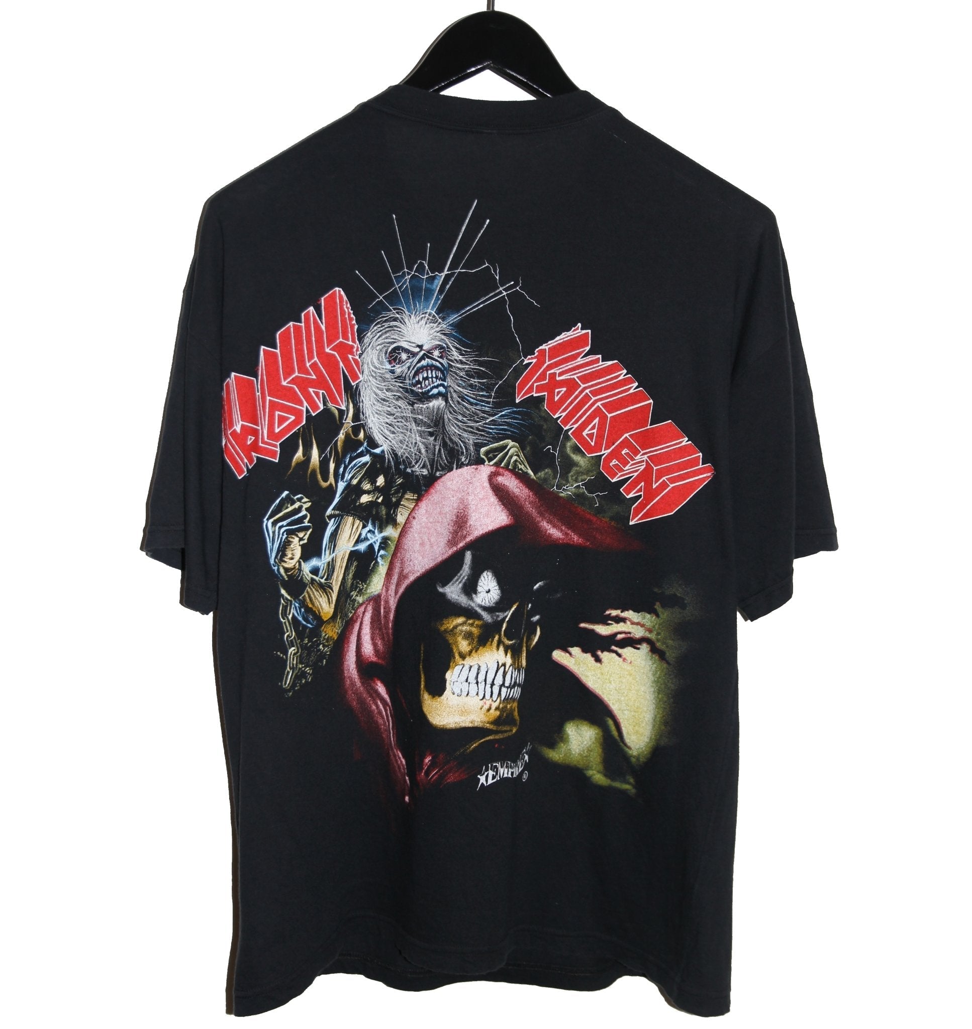 Iron Maiden 1995 X Factor Empire Shirt - Faded AU