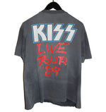 KISS 1989 Live Tour Shirt - Faded AU