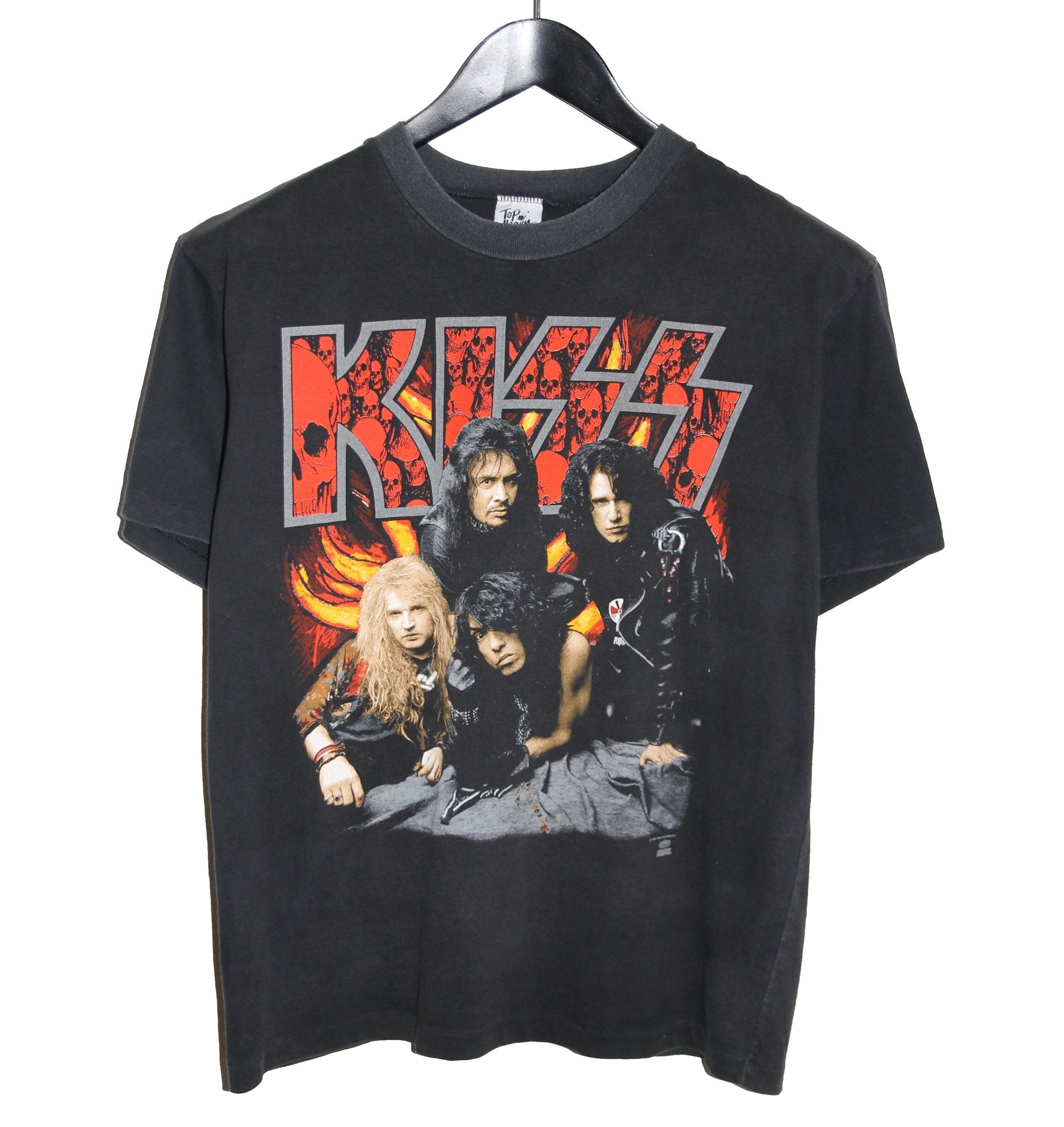 Kiss 1992 Revenge Tour Shirt - Faded AU