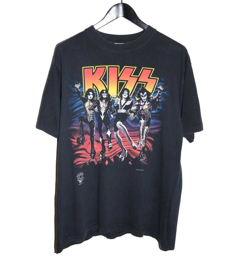 KISS 1996 20 Years of Destruction Anniversary Shirt - Faded AU