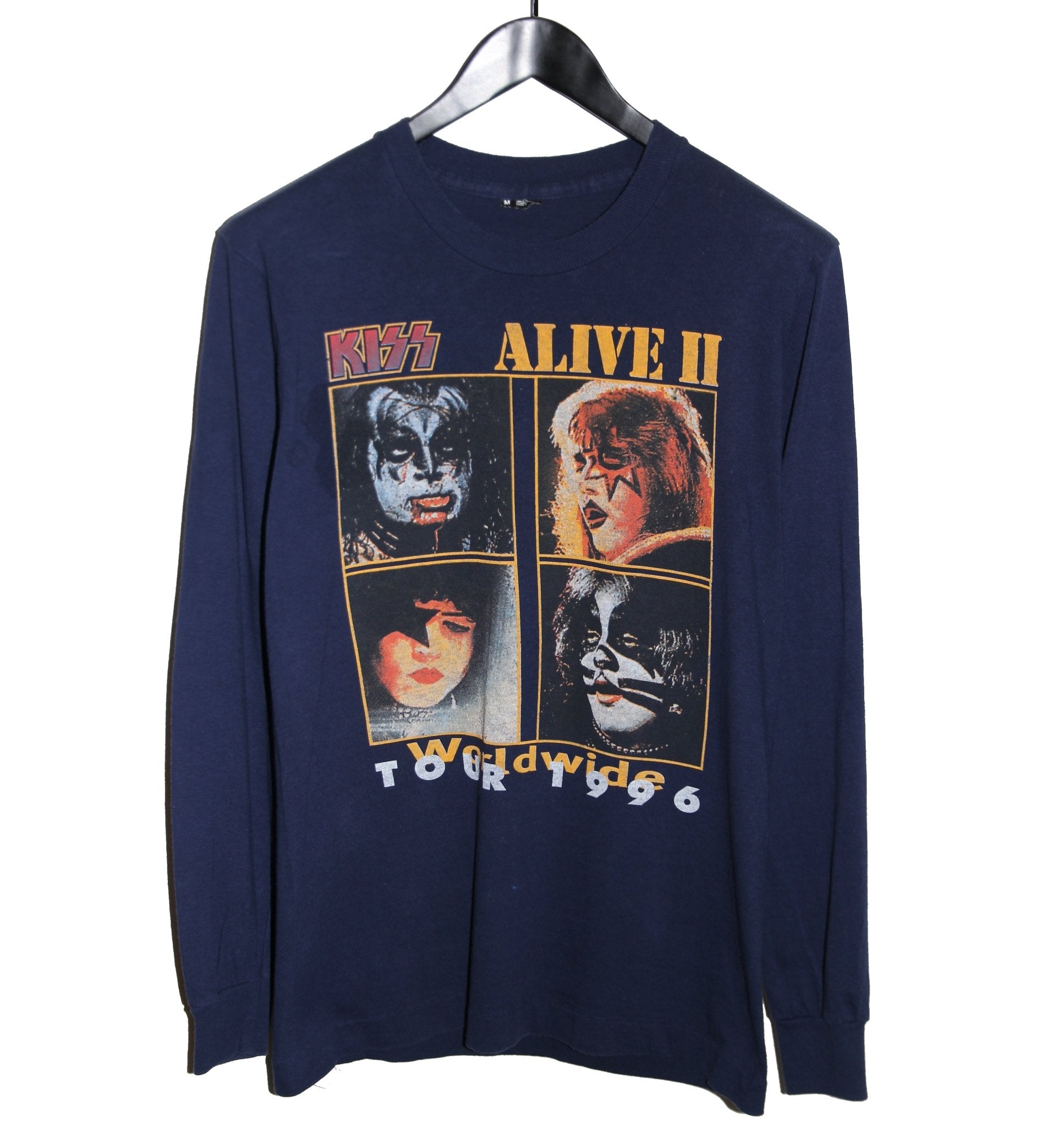 KISS 1996 Alive II Worldwide Long Sleeve - Faded AU