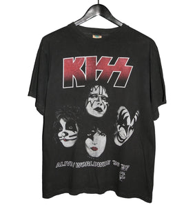 KISS 1996 Alive/Worldwide Tour Shirt - Faded AU