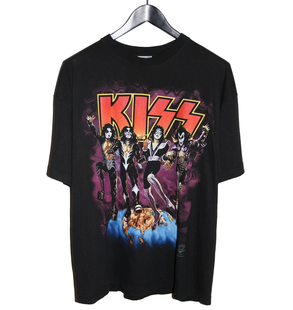 KISS 1997 Alive/Worldwide Australian Tour Shirt - Faded AU