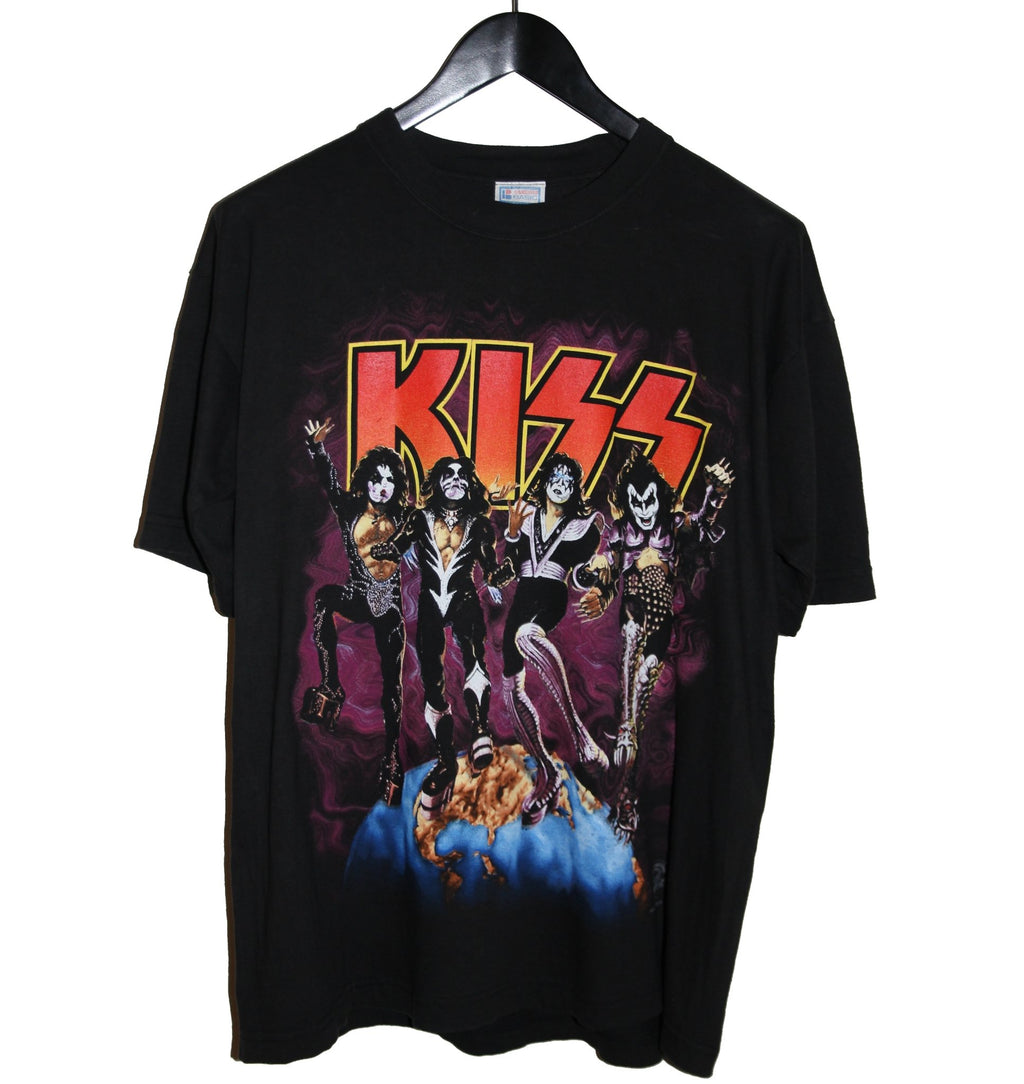 KISS 1997 Alive/Worldwide Australian Tour Shirt - Faded AU