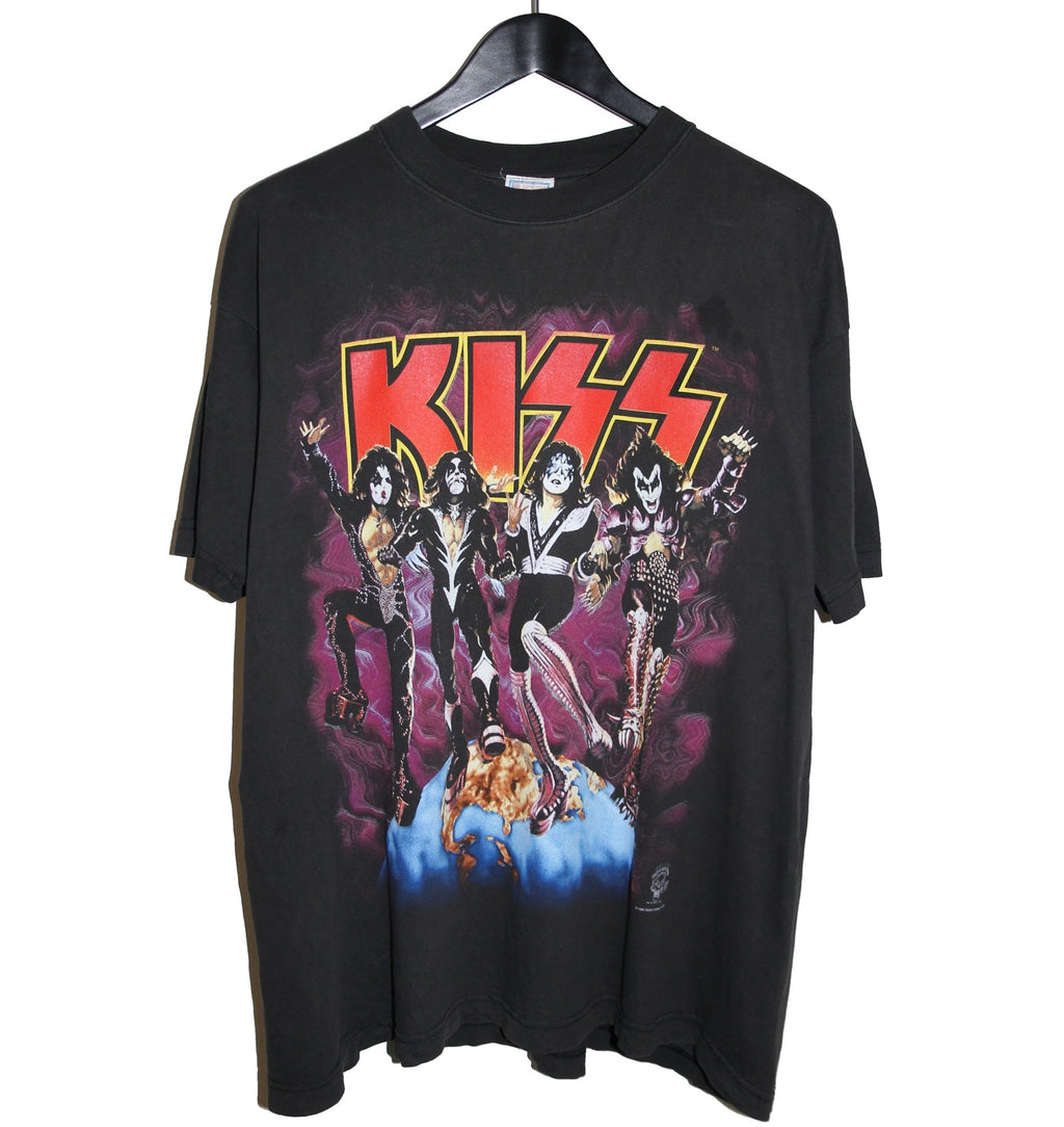 KISS 1997 Alive/Worldwide Australian Tour Shirt - Faded AU