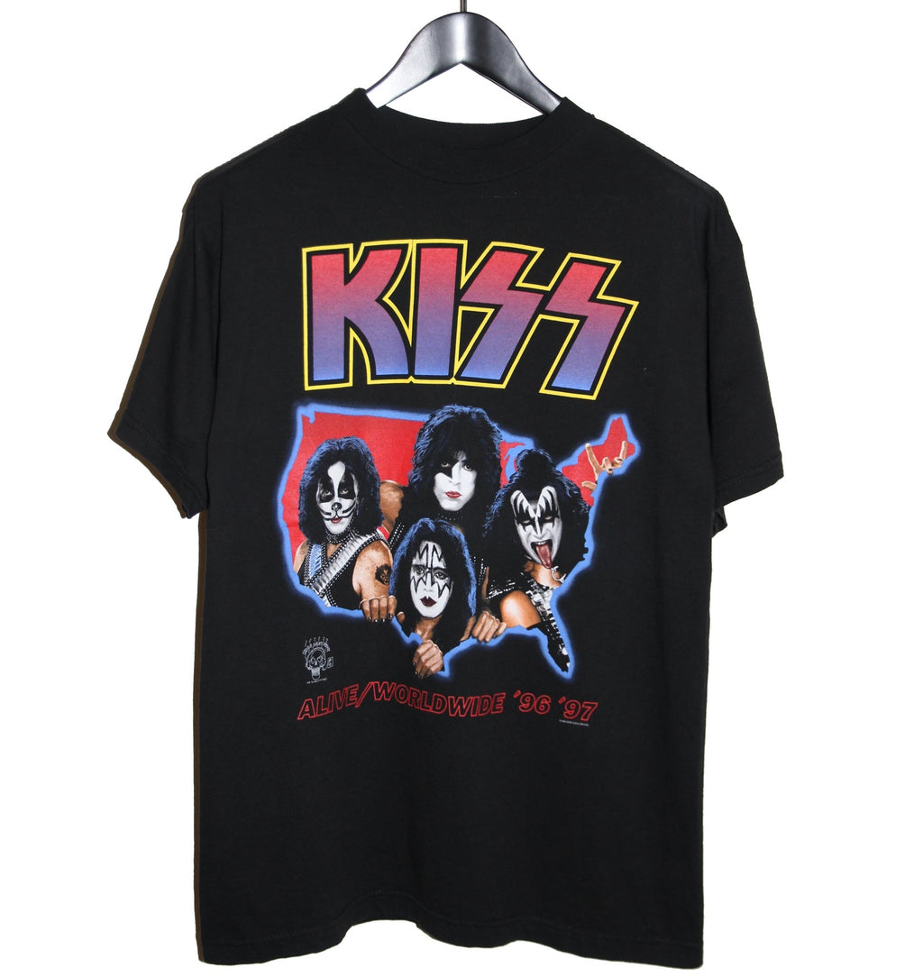 KISS 96/97 Alive/Worldwide USA Tour Shirt - Faded AU