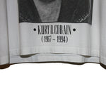 Kurt Cobain 1994 Portrait Memorial Shirt - Faded AU