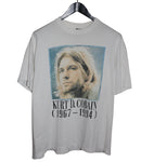 Kurt Cobain 1995 Portrait Memorial Shirt - Faded AU