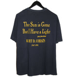 Kurt Cobain 1995 Sun is Gone Memorial Shirt - Faded AU