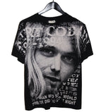 Kurt Cobain 90's All Over Print Memorial Shirt - Faded AU