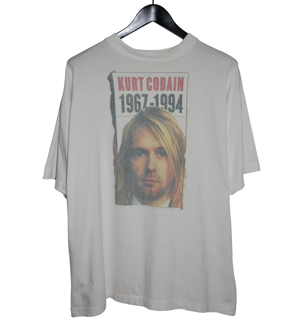 Kurt Cobain 90's Memorial Shirt - Faded AU