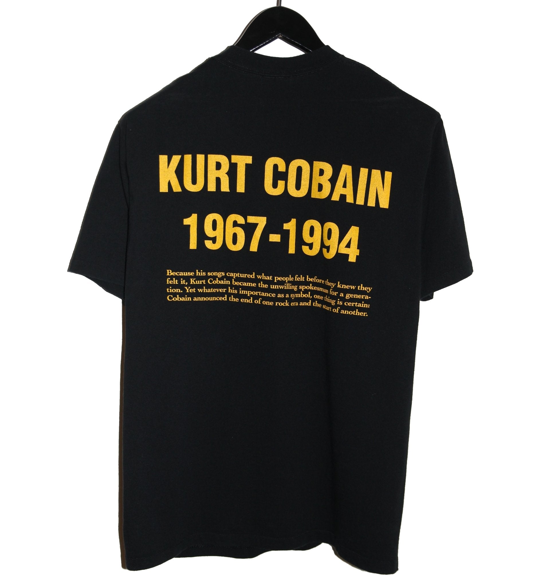 Kurt Cobain 90's Memorial Shirt - Faded AU