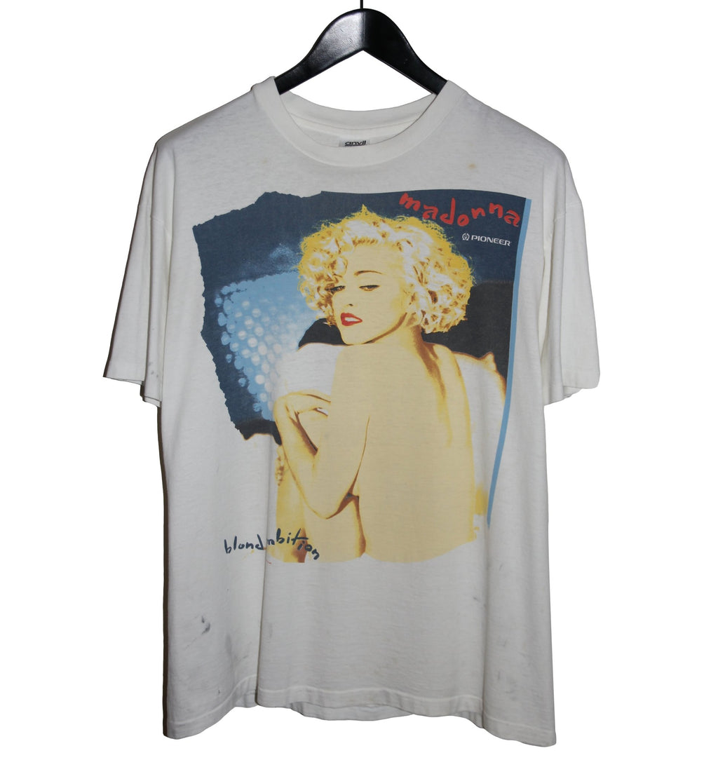 Madonna 1990 Blond Ambition World Tour Shirt - Faded AU