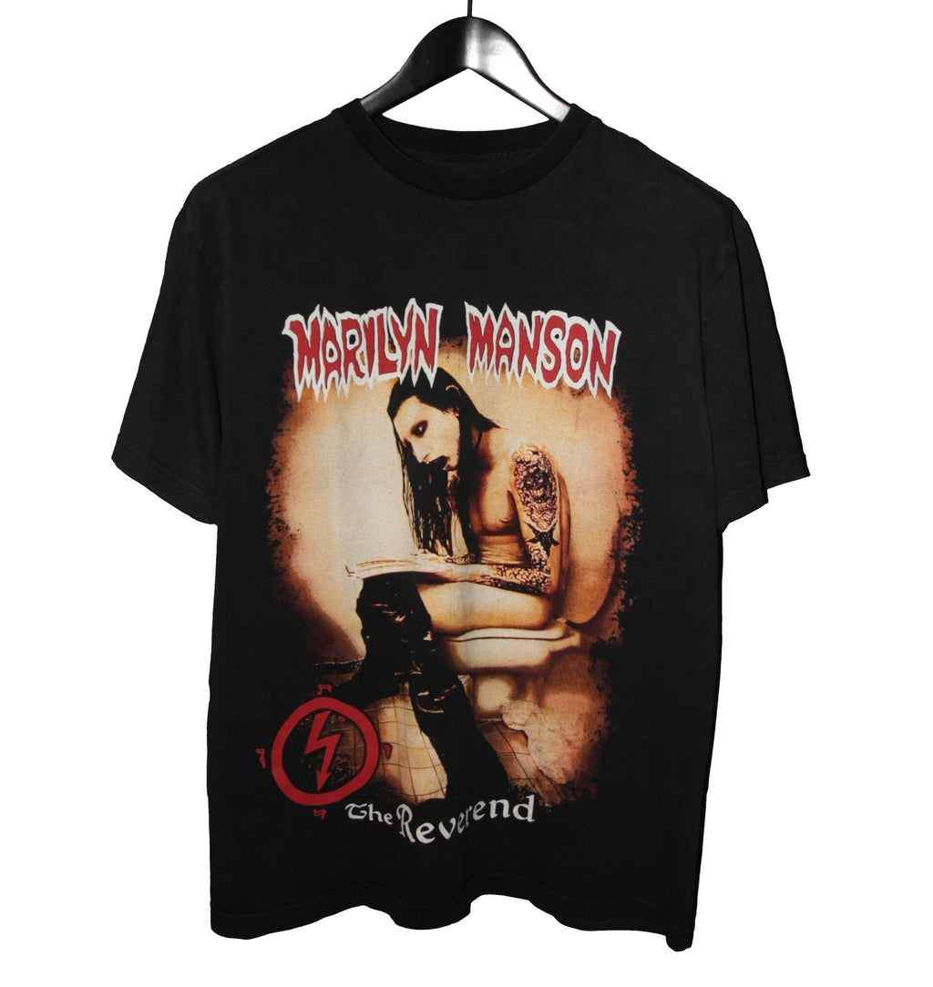 Marilyn Manson 00's The Reverend Shirt - Faded AU