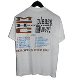 MC Hammer 1991 Please Hammer Don't Hurt 'Em World Tour Shirt - Faded AU