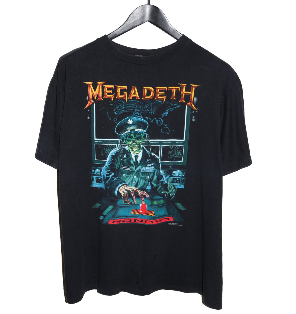 Megadeth 1990 Rust in Peace Album Shirt - Faded AU