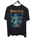 Megadeth 1990 Rust in Peace Album Shirt - Faded AU