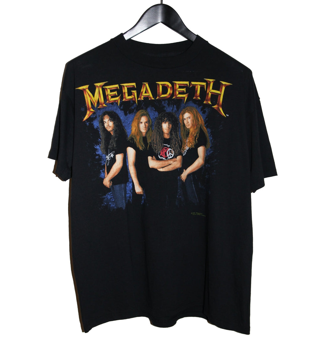 Megadeth 1991 Anarchy Shirt - Faded AU