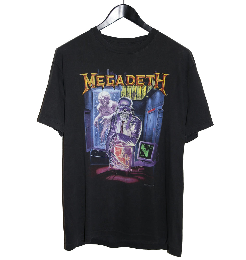 Megadeth 1991 Hanger 18 Tour Shirt - Faded AU