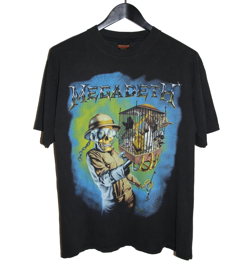 Megadeth 1992 Countdown To Extinction Album Shirt - Faded AU