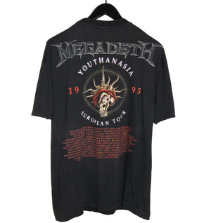 Megadeth 1995 Youthanasia Tour Shirt - Faded AU