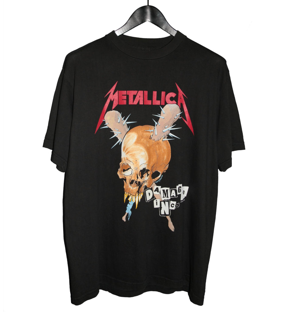 Metallica 1987 Pushead Damage Inc. Tour Shirt - Faded AU