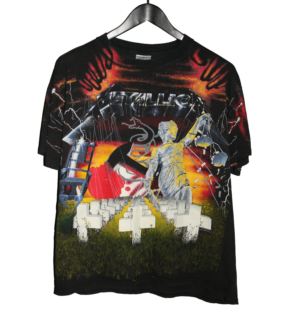 Metallica 1991 All Over Print Shirt - Faded AU