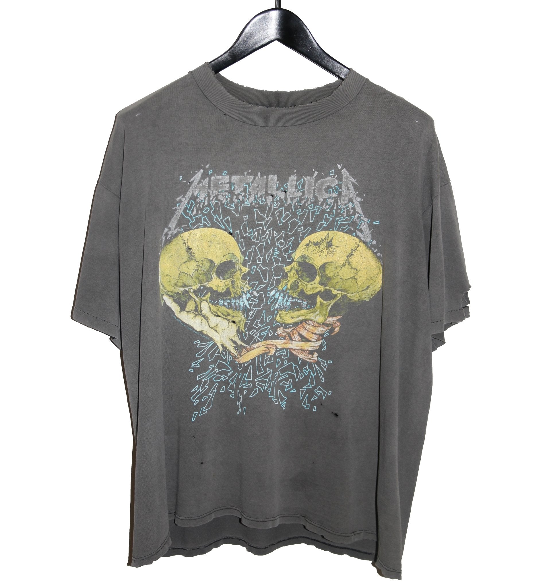 Metallica 1991 Pushead Sad But True Shirt – Faded AU