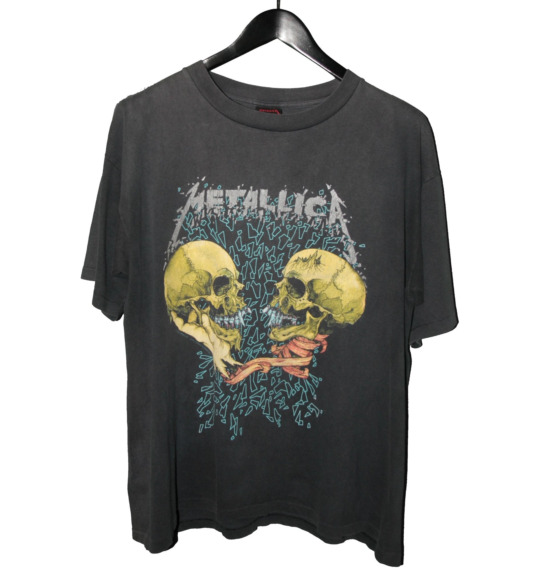 Metallica 1991 Pushead Sad But True You Shirt - Faded AU