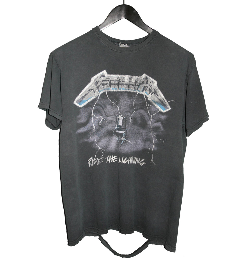 Metallica 1994 Glow In The Dark Ride The Lightning Shirt - Faded AU