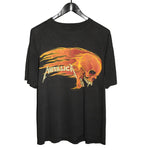 Metallica 1994 Pushead Flaming Skull - Faded AU