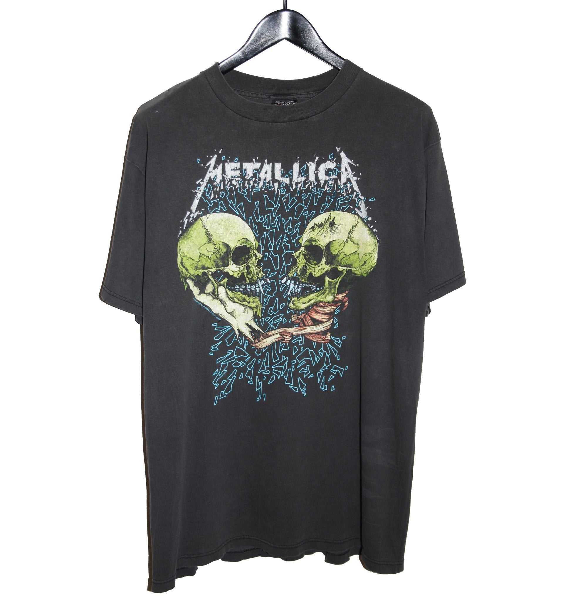 Metallica 1994 Pushead Sad But True Shirt - Faded AU