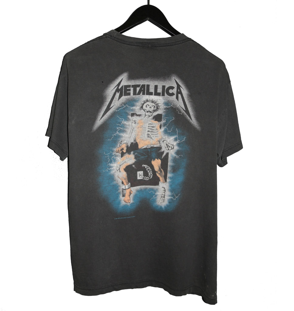 Metallica 1994 Ride The Lightning *Glow In The Dark* Shirt – Faded AU