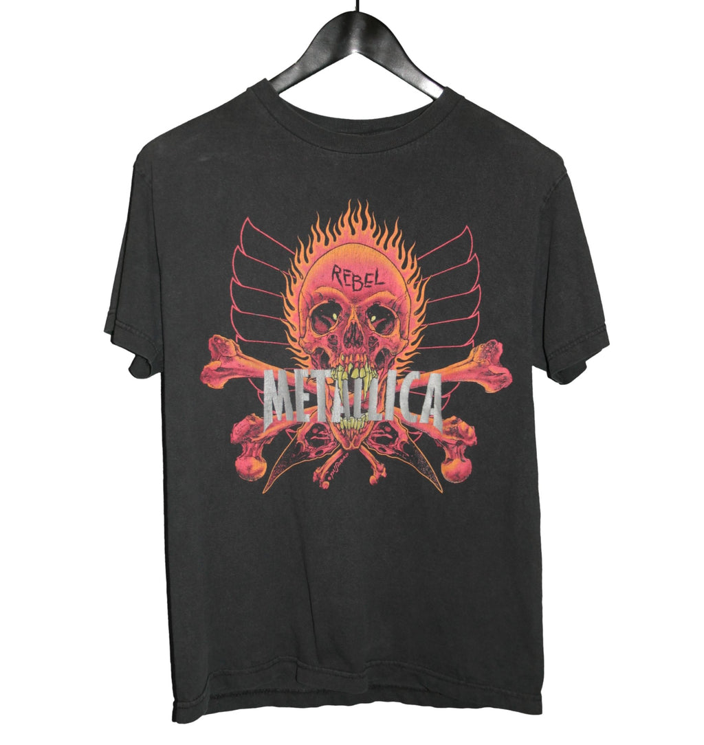 Metallica 1997 Pushead Rebel Shirt - Faded AU