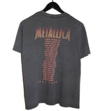 Metallica 1998 Poor Re-Touring Me Oceania Tour Shirt - Faded AU