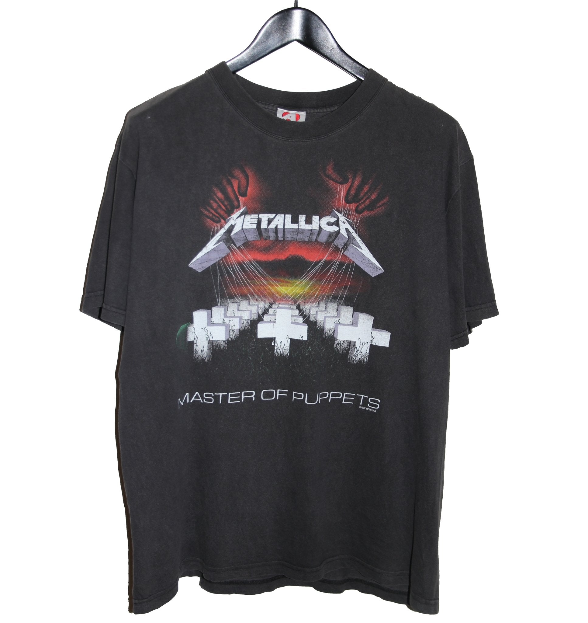 Metallica 90's Master of Puppets Album Shirt - Faded AU