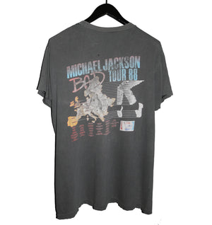 Michael Jackson 1988 Bad Tour Shirt - Faded AU