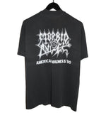 Morbid Angel 1990 American Madness Tour Shirt - Faded AU